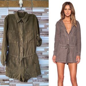 Enza Costa Linen Jumpsuit / Romper size 1